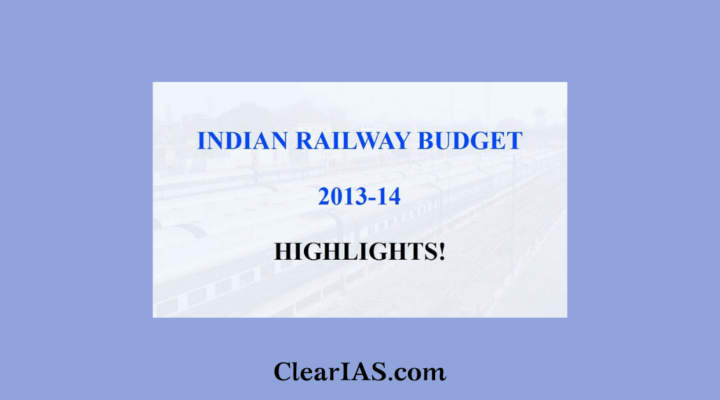 印度铁路预算2013-14